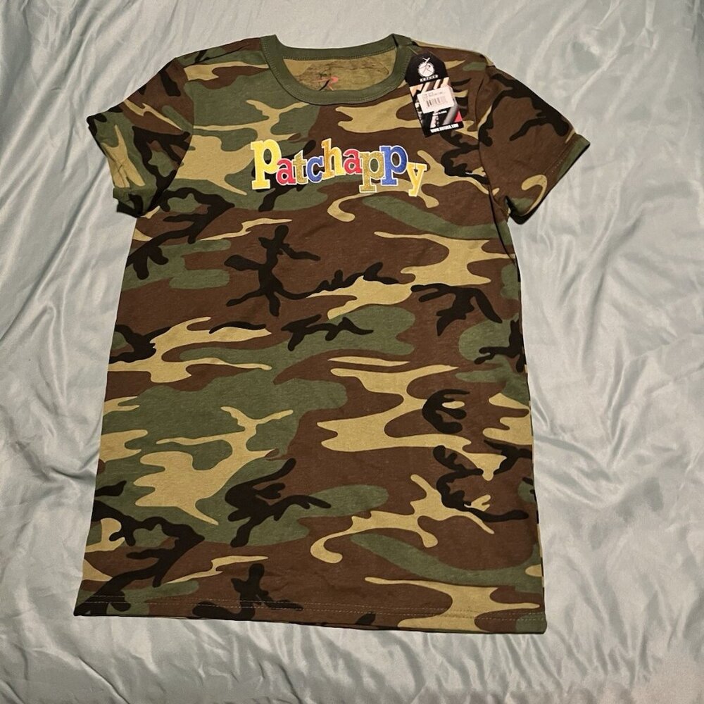 Rothco Women’s L Camo Patched Short Sleeve Shirt
